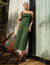 Vestido Longuete Jersey Rebeca Verde