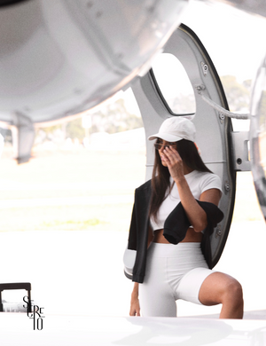 Cropped Canelado Lidia Off White