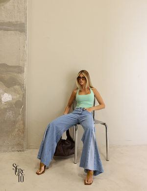 Regata Frente Única Valeska Verde Menta