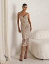 Vestido Midi Tule Bordado Eliane Dourado