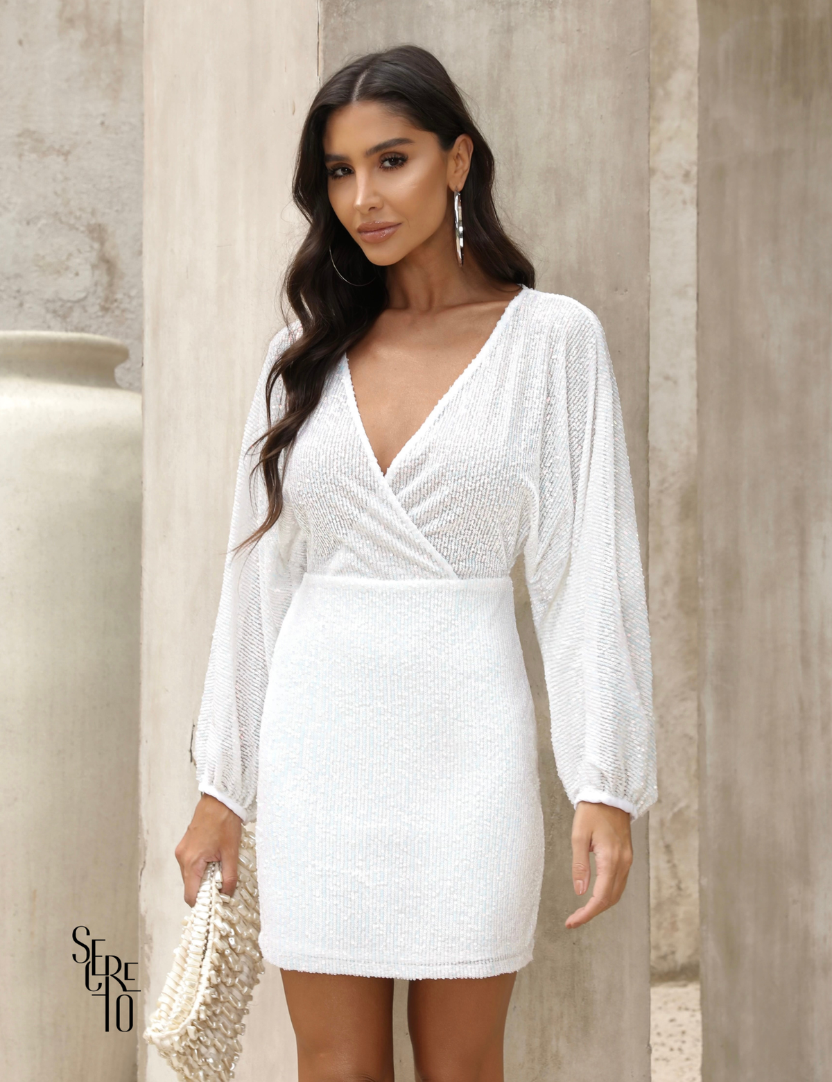 Vestido Curto Josie Paete Branco