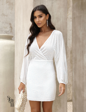 Vestido Curto Josie Paete Branco