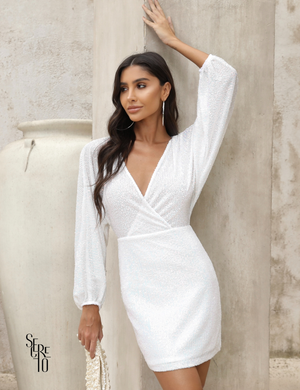 Vestido Curto Josie Paete Branco