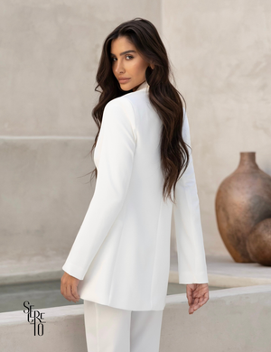 Blazer Alfaiataria Carolina Branco