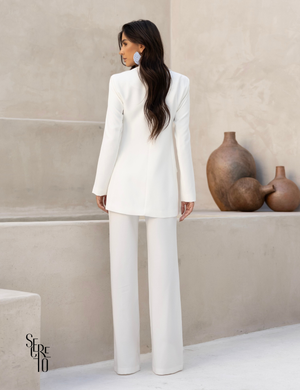 Blazer Alfaiataria Carolina Branco