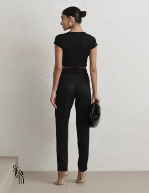 Cropped Canelado Lidia Preto