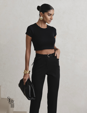 Cropped Canelado Lidia Preto