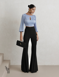 Calça Flare Licia Preto