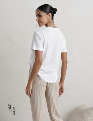 Conjunto Pijama Blusa e Calça Patty Bege