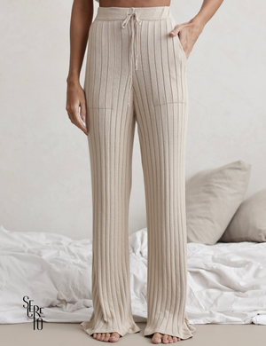 Conjunto Pijama Blusa e Calça Patty Bege