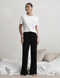 Conjunto Pijama Blusa e Calça Patty Preto