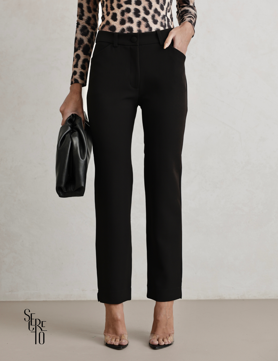 Calça Alfaiataria Feminina Bessa Preto