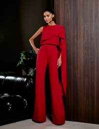 Conjunto Blusa e Calça Alfaiataria Stella Vermelho