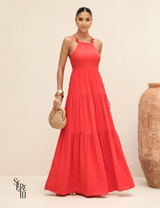Vestido Longo Mailli Vermelho