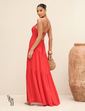 Vestido Longo Mailli Vermelho