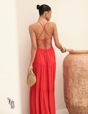 Vestido Longo Mailli Vermelho