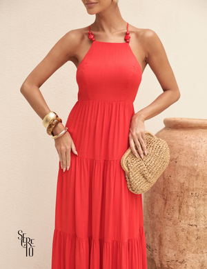 Vestido Longo Mailli Vermelho