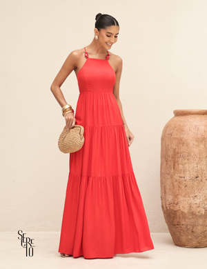 Vestido Longo Mailli Vermelho