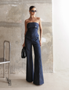 Conjunto Blusa e Calça Sarja Vina Azul Jeans