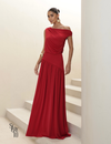 Vestido Longo Drapeado Julia Vermelho