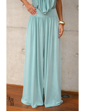 Conjunto Body e Calça Nana Verde Turquesa