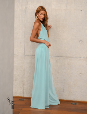 Conjunto Body e Calça Nana Verde Turquesa