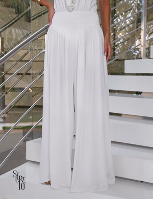 Conjunto Body e Calça Nana Branco