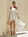 Vestido Curto Mulet Ciganinha Marcelina Off White