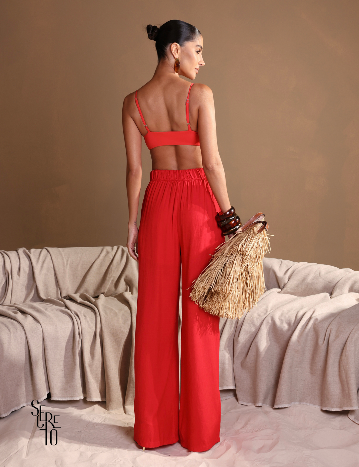 Top Básico Vanessa Vermelho