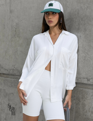 Camisa Oversized Valentina Off White