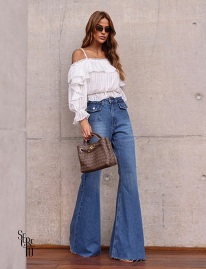 Blusa Ciganinha Mari Branco