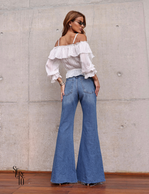 Blusa Ciganinha Mari Branco