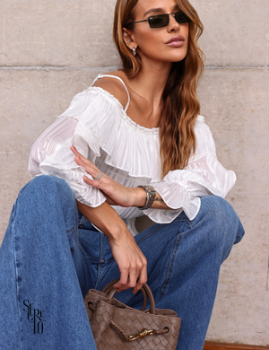 Blusa Ciganinha Mari Branco