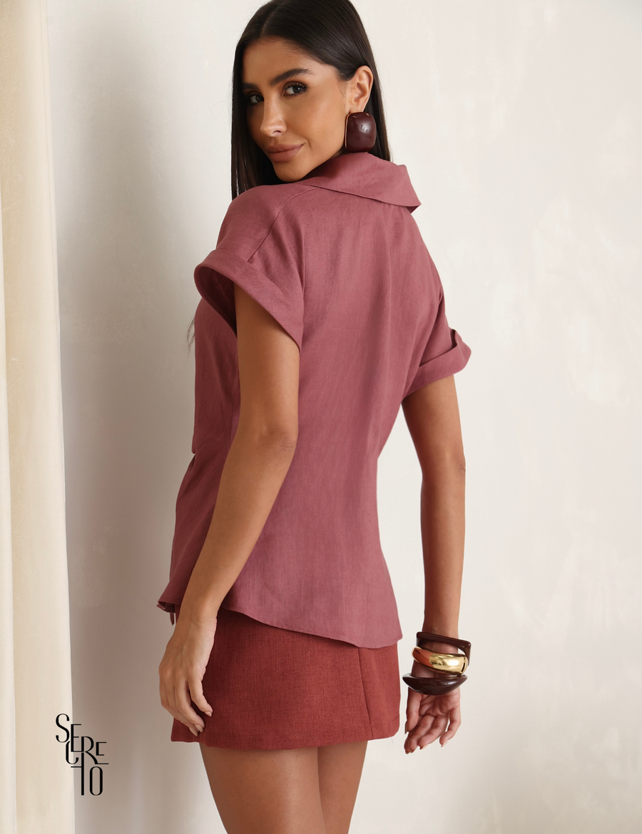 Blusa Nó Frontal Amanda Rosê