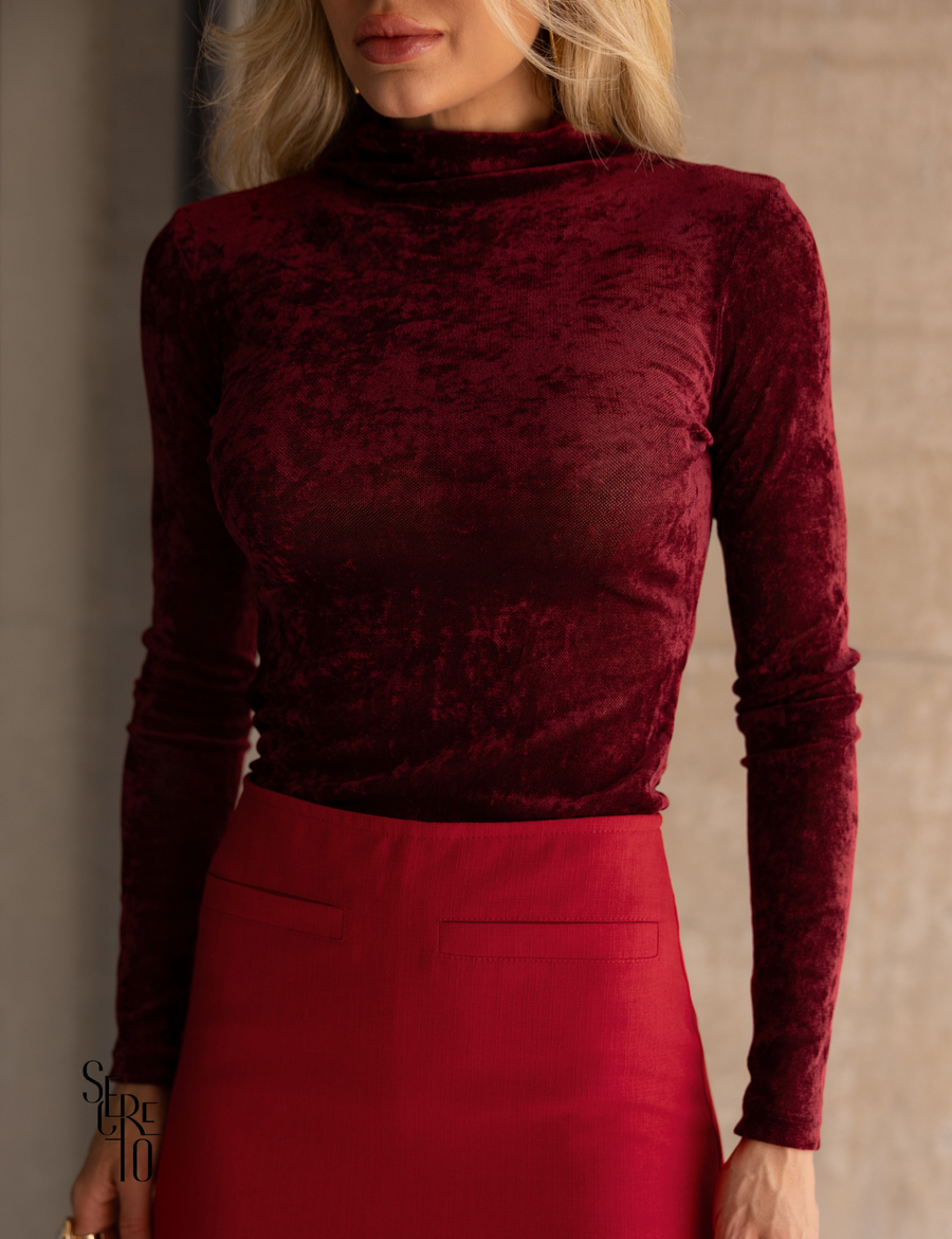 Blusa Cacharrel Giali Marsala