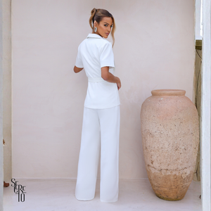 Conjunto Alfaiataria Eliza Branco