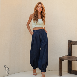 Cropped Listra Bordado Vittoria Pistache
