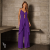 Conjunto Detalhe Bolinha Carla Roxo