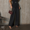 Calça Cos Elástico Marlene Preto