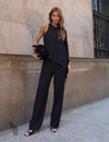 Conjunto Blusa e Calça Assimétrico Aile Preto