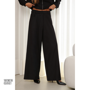 Calça Pantalona Monica Preto