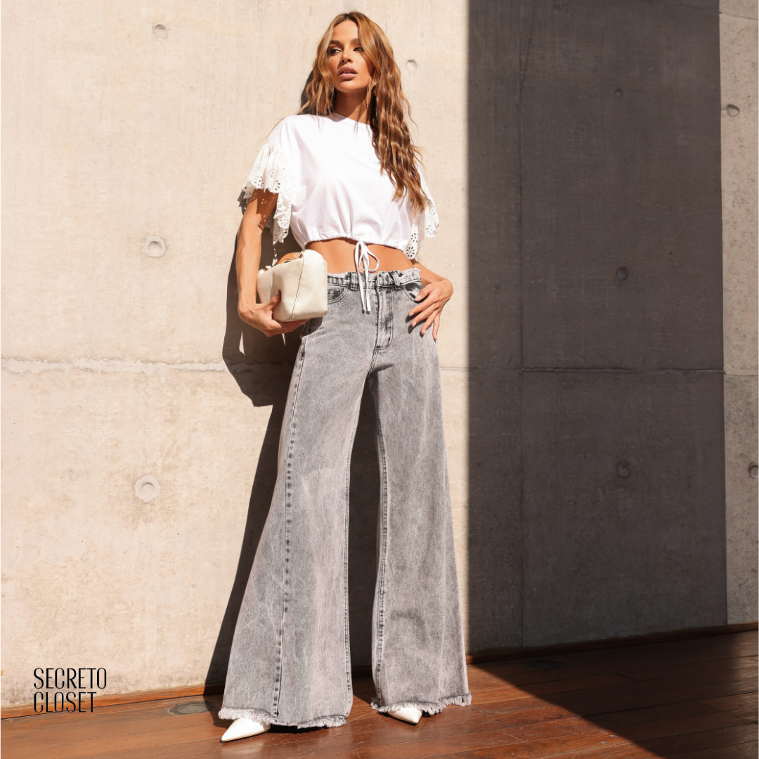 Blusa Manga Laise Marlene Branco