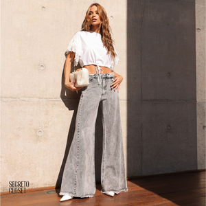 Blusa Manga Laise Marlene Branco