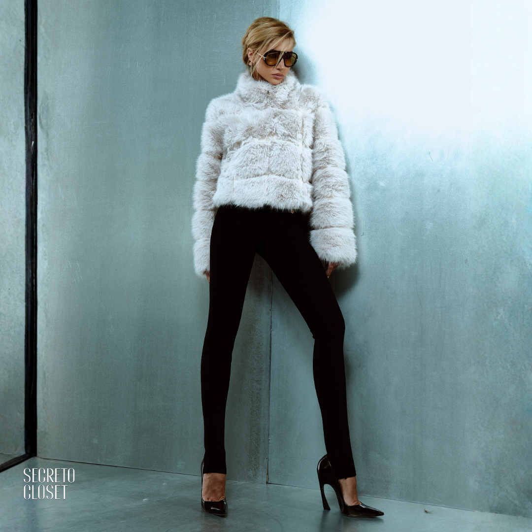 Casaco de Pelo Duda Off White