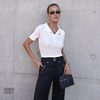 Blusa Modal Polo Vitória Off White