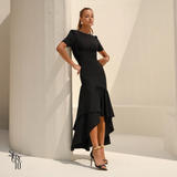 Vestido Saia Dupla Coralie Preto
