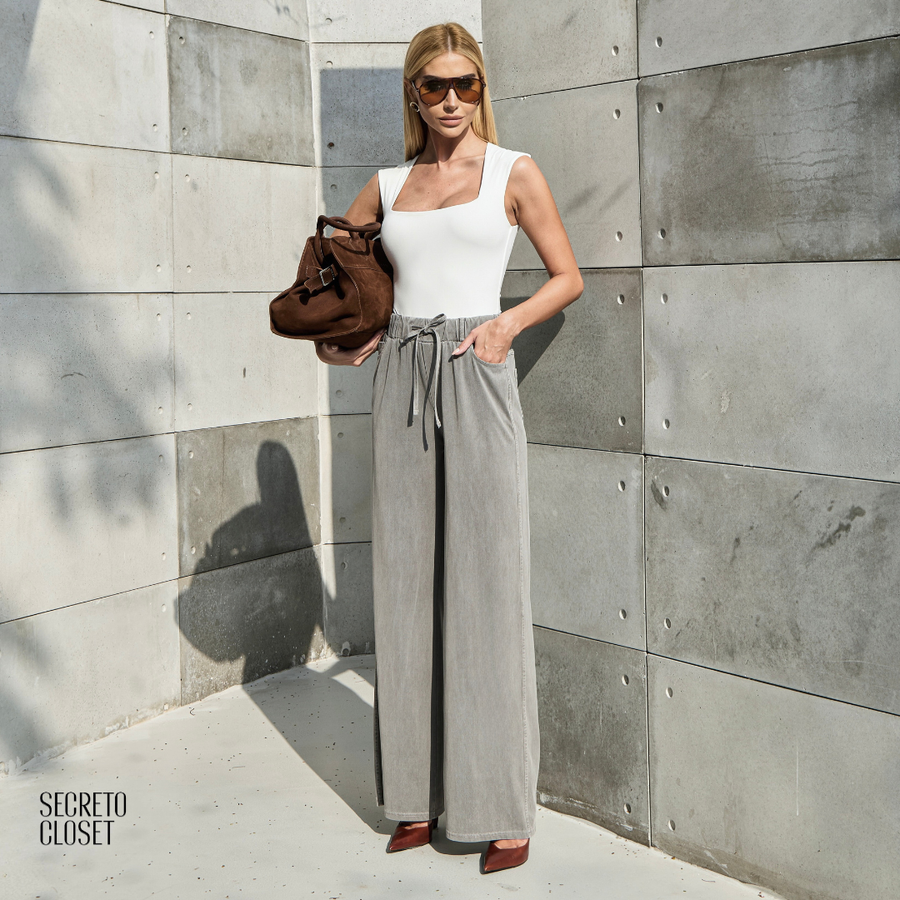 Calça Cos Elástico Marlene Fendi