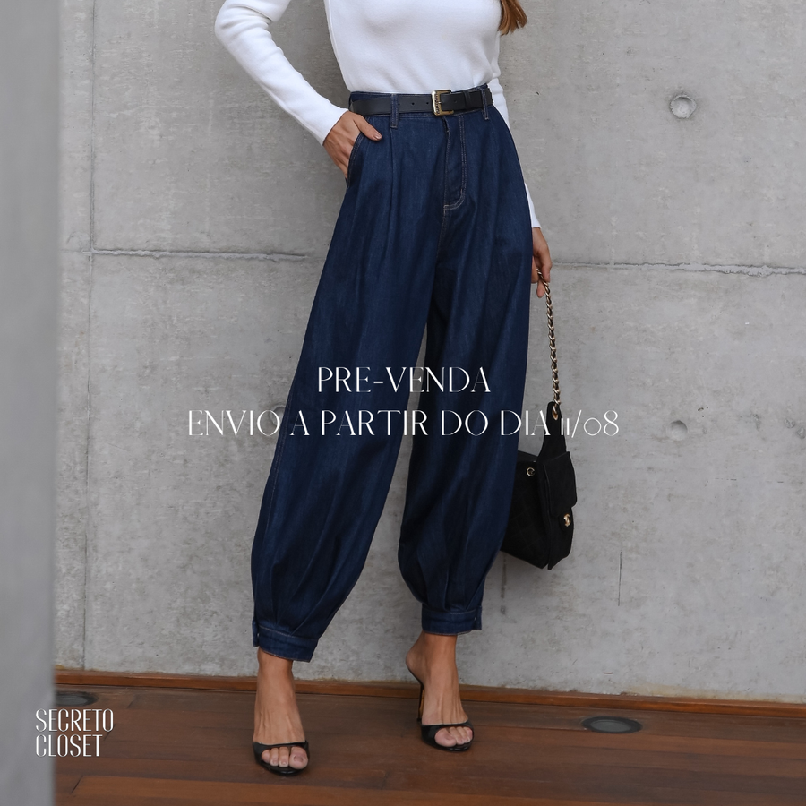 <PRE-VENDA> ENVIO A PARTIR DO DIA 11/08 Calça Jeans Aladin Valery Escuro