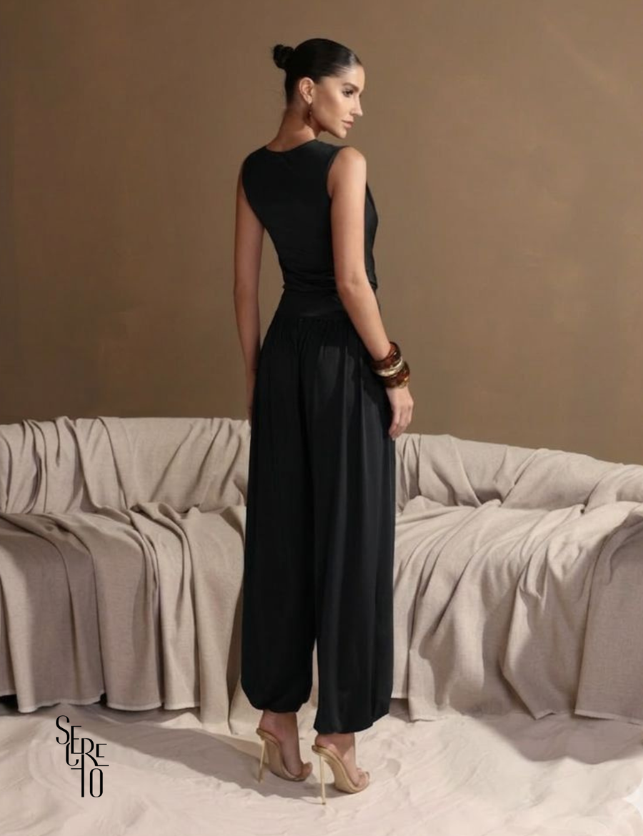 Conjunto Body e Calça Eliane Preto