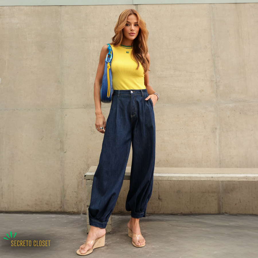 Regata Brasil Laura Amarelo